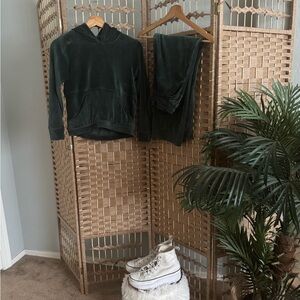 All in Motion Kids Matching Set in Dark Green